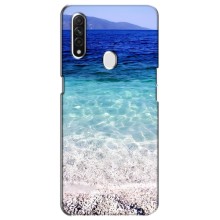 Силиконовый чехол с КАРТИНКАМИ лето для Oppo A31 (AlphaPrint) (Море)