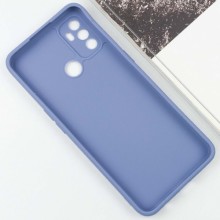 Силиконовый чехол Candy Full Camera для Oppo A53 / A32 / A33 – Голубой