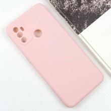 Силиконовый чехол Candy Full Camera для Oppo A53 / A32 / A33 – Розовый