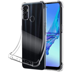 TPU чехол GETMAN Ease logo усиленные углы Full Camera для Oppo A53 / A32 / A33 – Прозрачный