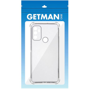 TPU чехол GETMAN Ease logo усиленные углы Full Camera для Oppo A53 / A32 / A33 – Прозрачный