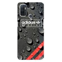 Чехлы Адидас для Oppo A32 (AlphaPrint) (Адидас принт)