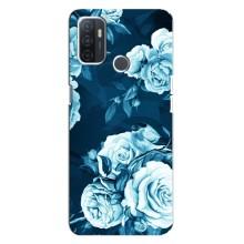 Чехлы (ART) Цветы на Oppo A32 (VPrint) (Блактині бутони)