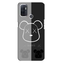 Чохли для Oppo A32 - Bearbrick Louis Vuitton (PREMIUMPrint) (БеарБрік очі)