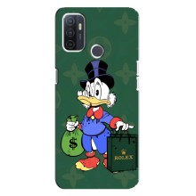 Чехлы для Oppo A32 - Скрудж МакДак Louis Vuitton (PREMIUMPrint) (Богатая Утка)