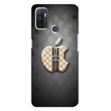 Чехлы ГУЧЧИ для Оппо А32 (AlphaPrint) (Apple gucci)