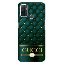 Чехлы ГУЧЧИ для Оппо А32 (AlphaPrint) (Текстура Гуччи)