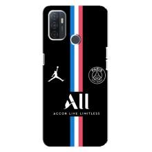 Чехлы PSG для Oppo A32 (AlphaPrint) (футболка ПСЖ)