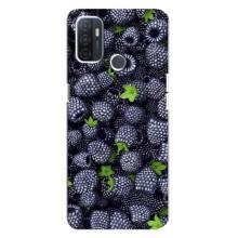 Чехлы с Фруктами для Oppo A32 (VPrint) (Ежевика)