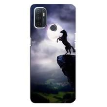 Чехлы с изображением разных животных для Oppo A32 (Лошадь)