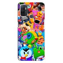 Чехлы Brawl Stars для Oppo A32 (AlphaPrint)