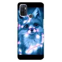 Чехлы с картинкой Лисички для Oppo A32 (VPrint) (Яркая лисичка)