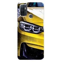 Чехлы с Машинами на Оппо А32 (VPrint) (Желтая машина)