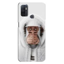 Чехлы с Обезьянами NFT для Oppo A32 (AlphaPrint) (обезьяна NFT в тату)