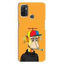 Чехлы с Обезьянами NFT для Oppo A32 (AlphaPrint) (Скучающая Обезьяна NFT)