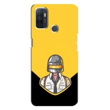 Чехол PUBG для Оппо А32 (AlphaPrint) (Пабг в шлеме)