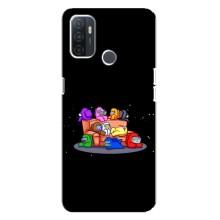 Чехол Амонг Ас для Oppo A32 (AlphaPrint) (Амонг-ас)