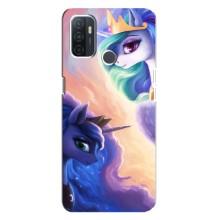 Чехол для Оппо А32 - (Единорожки - Новинки) (AlphaPrint) (Единорожки)