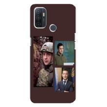 Чехол для Oppo A32 (AlphaPrint - с принтом Зеленского)