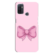 Чехол банты для Oppo A32 – Розовый бантик