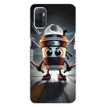 Чохол з мемом Тралалело тралала на Oppo A32 – Капучіно асасіно