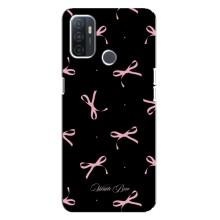 Чохол з бантиками на ОППО А32 – Банти на чорному