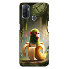Чехол с мемами тралалело тралала для Oppo A32 – Шимпанзини бананини