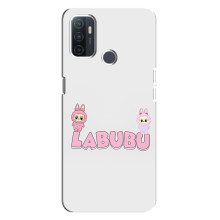 Чехол с принтом Лабубу для Oppo A32 – Логотип Лабубу