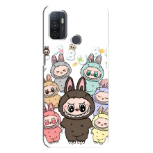 Чехол с принтом Лабубу для Oppo A32