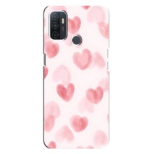 Чехол с розовым рисунком для Oppo A32
