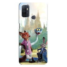 Чохол Зоотрополіс на Oppo A32 – Нік Джуді і змія