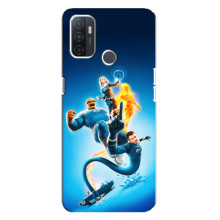Чохол з принтом Фантастична четвірка для Oppo A32 – Фантастична 4-ка