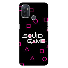 Чохол Гра в кальмара для Oppo A32 – Лого гра кальмара