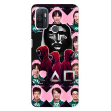 Чохол Гра в кальмара для Oppo A32 – Персонажі гри кальмара