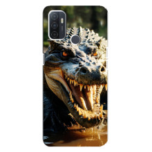 Чохол з картинкою 'Хижаки' для Oppo A32 – Крокодил