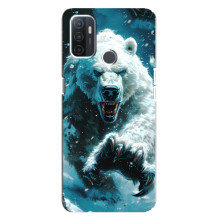 Чохол з картинкою 'Хижаки' для Oppo A32 – Ведмідь