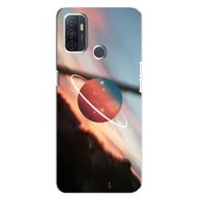 Космические Чехлы для Оппо А32 (VPrint) (Сатурн)