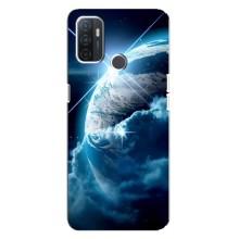 Космические Чехлы для Оппо А32 (VPrint) (Земля с космоса)