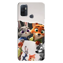 Силиконовый чехол с принтом Зоотрополіс для Oppo A32