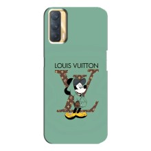 Чохли Луі Вітон для Oppo A33 (AlphaPrint - LOUIS VUITTON) (Міккі Маус LV)