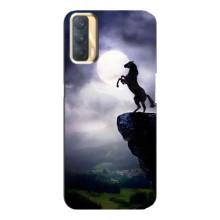 Чехлы с изображением разных животных для Oppo A33 (Лошадь)