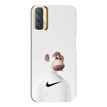 Чехлы с Обезьянами NFT для Oppo A33 (AlphaPrint) (обезьяна NFT Nike)