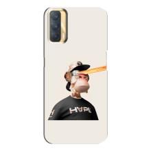 Чехлы с Обезьянами NFT для Oppo A33 (AlphaPrint) (обезьяна NFT в очках)