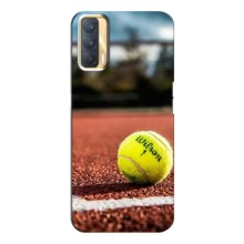 Чехлы с принтом Спортивная тематика для Oppo A33 (Теннисный корт)