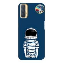 Чохол NASA для Oppo A33 (AlphaPrint) (Хлопчик в шоломі)