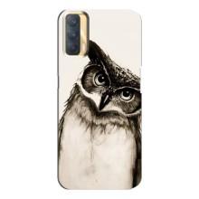 Чохол з пташками на Oppo A33 (VPrint) (Сова)