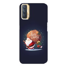 Чехол Санта Клаус для Oppo A33 (Подарки от Санты)