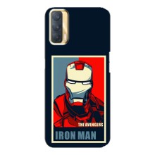 Чехол Супергерой Железный человек на Oppo A33 (Art Iron man)