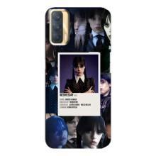 Чехлы Венсдей на Oppo A33 Уэнсдей (AlphaPrint) (коллаж Уэнздей)