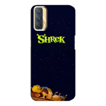 Чохол з мультфільмом Шрек на Oppo A33 – Шрек лого